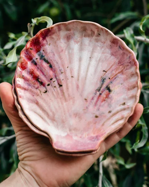 Snäckfat mellan rosa 